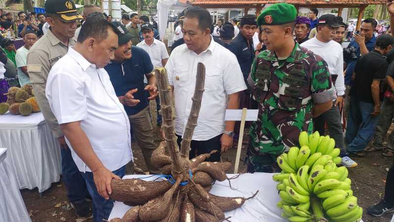 Kunjungan Pj. Gubernur Bali dan Bupati Jembrana ke Hutan Desa Pulukan