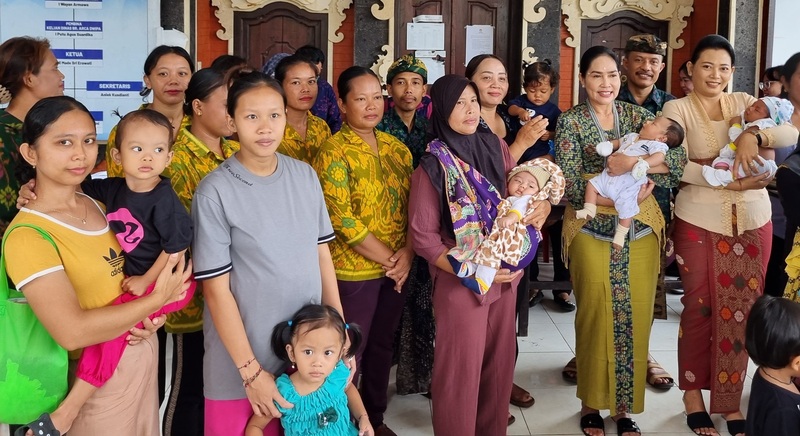 Kunjungan Ibu Bupati, Perkuat Komitmen Penanganan Stunting di Posyandu Dharma Putra