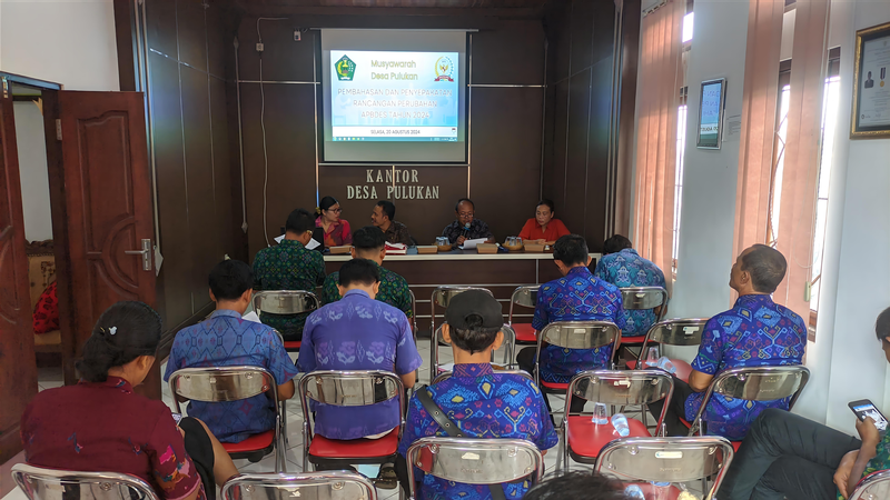 MusDes Perubahan dan Penyepakatan Rancangan APBDes Tahun 2024