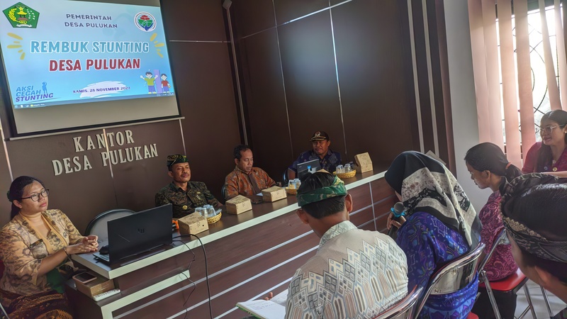 Rembuk Stunting Desa Pulukan: Upaya Bersama untuk Menurunkan Angka Stunting