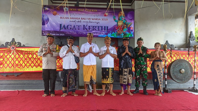 Bulan Bahasa Bali VII Warsa 2025 di Desa Pulukan: Wujud Pelestarian Budaya
