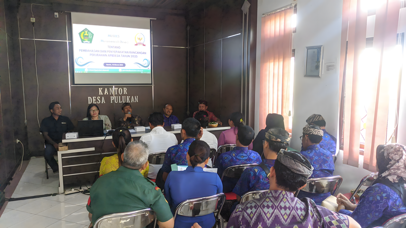 Musdes Pembahasan dan Penyepakatan Rancangan Perubahan APBDesa Tahun 2025