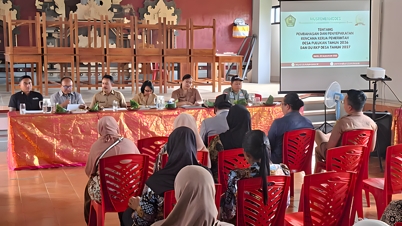 Musdes Penetapan RKPDes Tahun 2026