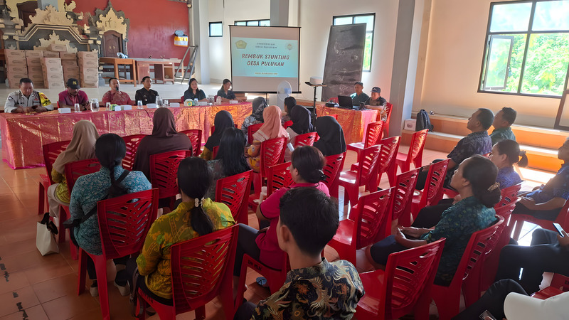 Rembuk Stunting Desa Pulukan Galang Kolaborasi untuk Generasi Sehat
