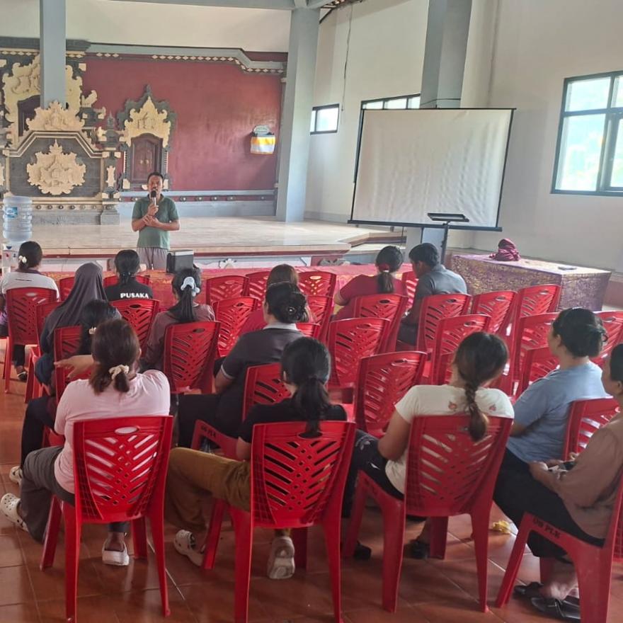 Rapat Persiapan Lomba Posyandu Bayu Sentana Digelar di Desa Pulukan