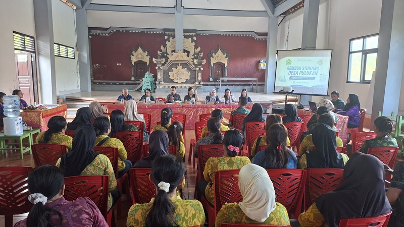 Rembuk Stunting Desa Pulukan Bahas Aksi Cegah Stunting Bersama Lintas Sektor